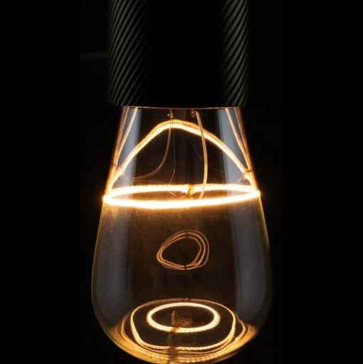 SEGULA LED Illusion rustiek E27 4W dim rook/helder