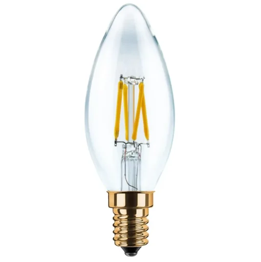 SEGULA LED kaarslamp E14 3W 2.200K filament helder