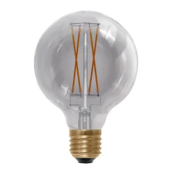 SEGULA LED lamp E27 5 W G95 1.900K dimbaar smoke