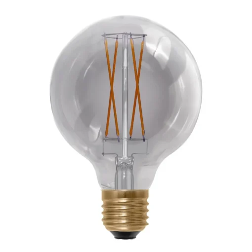 SEGULA LED lamp E27 5 W G95 1.900K dimbaar smoke