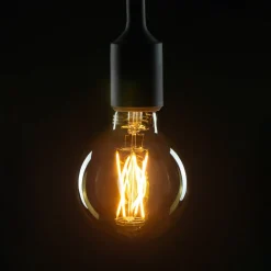 SEGULA LED lamp E27 5 W G95 1.900K dimbaar smoke