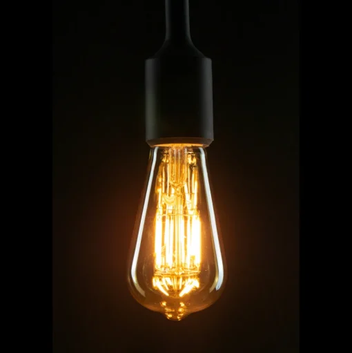 Segula LED lamp E27 ST64 5W 2200K goud/zilver dimbaar