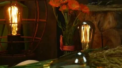 SEGULA LED rustieke lamp E27 5W Long Style grijs