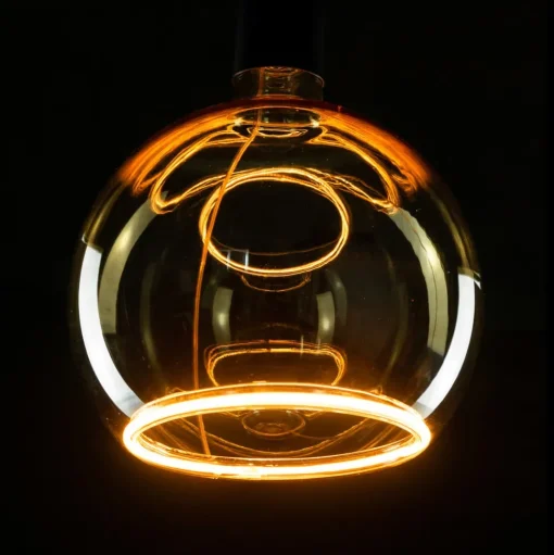 Segula LED zwevende globe G150 E27 4W 922 goud dimbaar