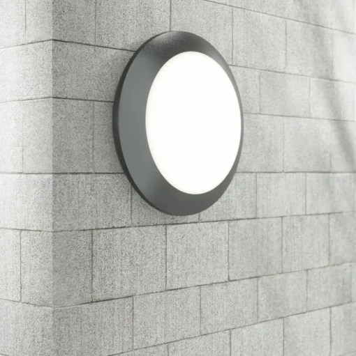 Sensor wandlamp Umberta 2xE27 in zwart