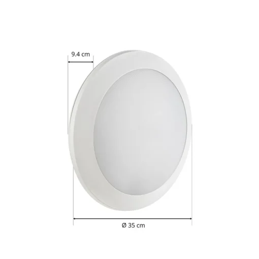 Sensor-LED plafondlamp Umberta wit, CCT