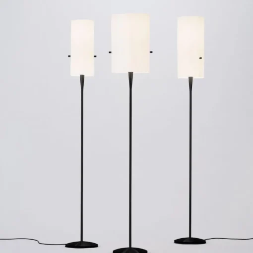 serien.lighting Club S LED vloerlamp, zwart