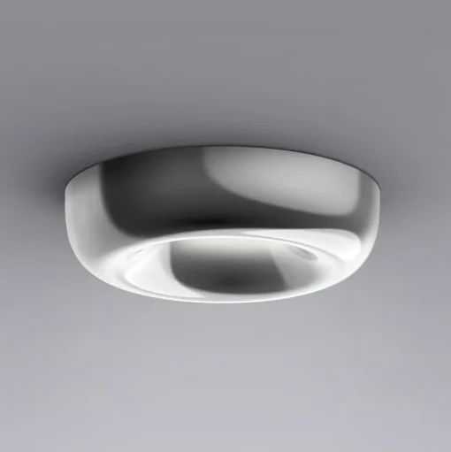 serien.lighting Spouwinbouw S, glanzend aluminium
