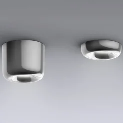 serien.lighting Spouwinbouw S, glanzend aluminium