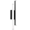 Serricella LED buitenwandlamp, zwart