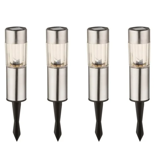 Set van 4 - Aro LED-solar-sfeerlamp met aardspies