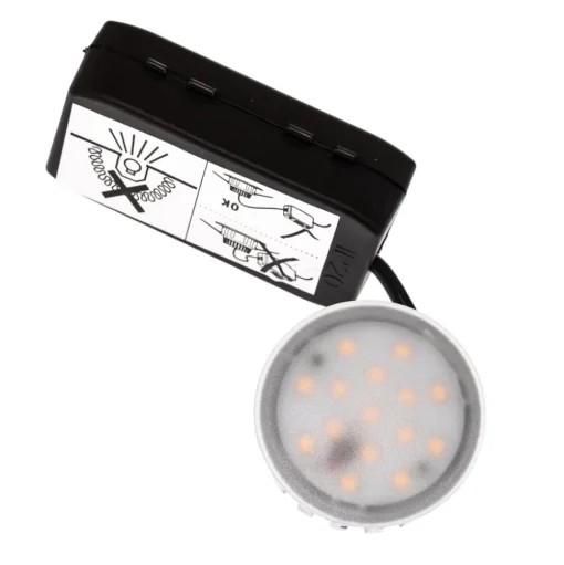 Set van 3 led inbouwlampen Coin Slim, wit, IP23