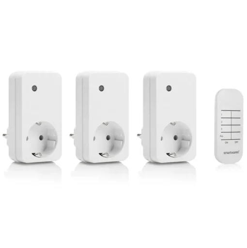 set van 3 radiogestuurde wandcontactdozen SH4-99573 Binnenruimte