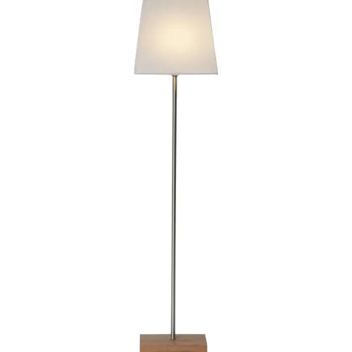 Sfeerlamp Moa, Kombi ster + kap, voet eiken
