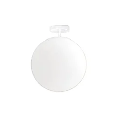 Sferis plafondlamp, 30 cm, wit