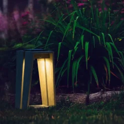 Skaal LED lantaarn op zonne-energie met sensor, 39 cm