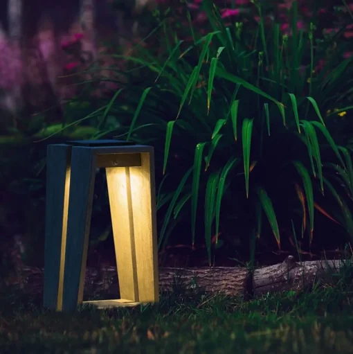 Skaal LED lantaarn op zonne-energie met sensor, 39 cm
