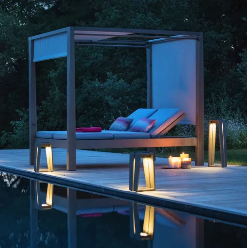 Skaal LED lantaarn op zonne-energie met sensor, 65 cm