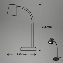 Skriva tafellamp, GU10 fitting, zwart