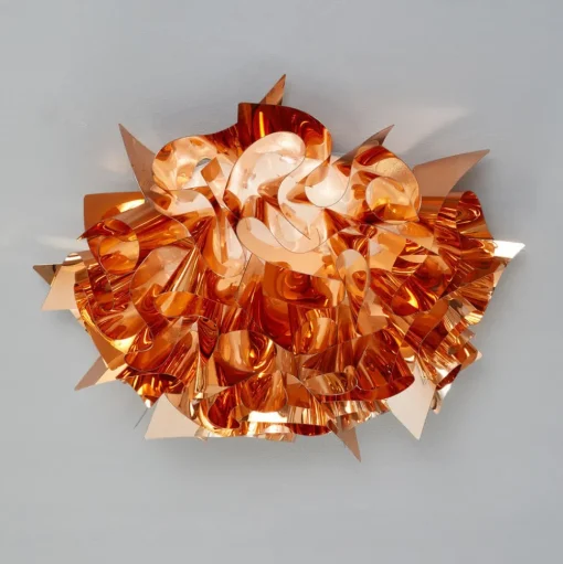 Slamp Veli design-plafondlamp, Ø 53cm, koper