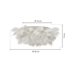 Slamp Veli Foliage Mini wandlamp, Ø 36cm