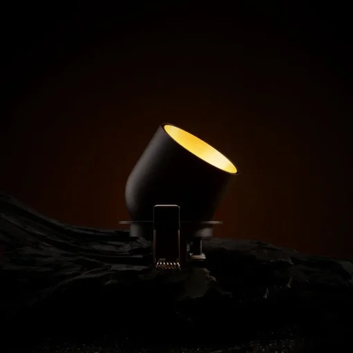 SLC Cup LED inbouwdownlight zwart/goud 2.700K