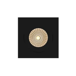 SLC DL04 Square X1 inbouwlamp IP54 3000K zwart