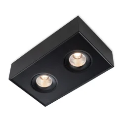 SLC DL04 Surface X2 opbouwlamp 3.000K zwart
