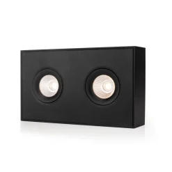 SLC DL04 Surface X2 opbouwlamp 3.000K zwart