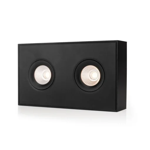SLC DL04 Surface X2 opbouwlamp 3.000K zwart