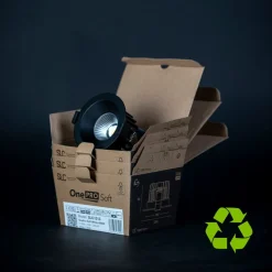 SLC LED downlight OnePro Soft, wit, 3.000 K, aluminium