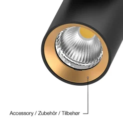 SLC LED inbouwspot Art, 1-lamp, wit, 3.000 K, aluminium
