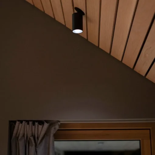 SLC LED inbouwspot Art, 1-lamp, zwart, 3.000 K, aluminium