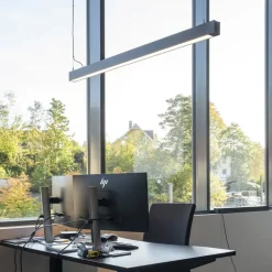 SLC LED plafondlamp Klik voor lengte 112 cm, zwart, CCT