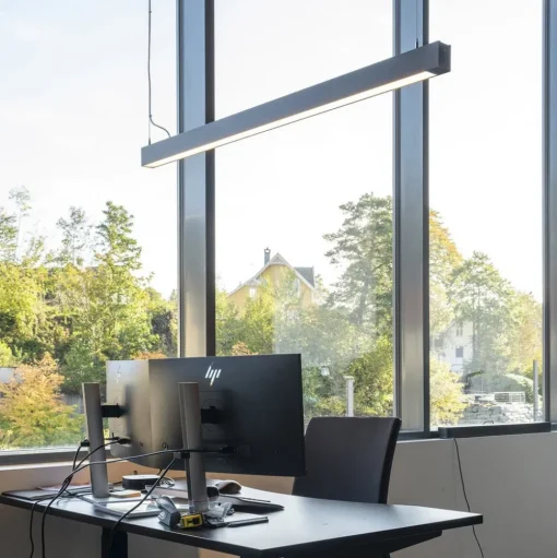 SLC LED plafondlamp Klik voor lengte 112 cm, zwart, CCT