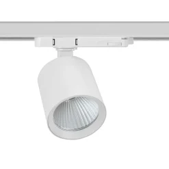 SLC LED railspot Fox, wit, 3.000 K, 3-fasen railsysteem