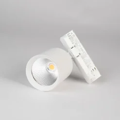 SLC LED railspot Fox, wit, 3.000 K, 3-fasen railsysteem