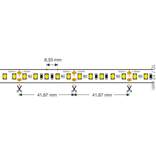 SLC LED Strip Ultra Long iCC IP67 30m 240W 2.700K