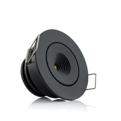 SLC MiniOne Tilt LED inbouwlamp zwart 2.700 K