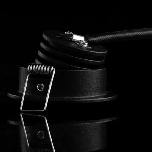 SLC MiniOne Tilt LED inbouwlamp zwart 2.700 K