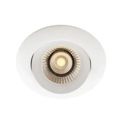 SLC One 360° LED inbouwlamp Dime wit