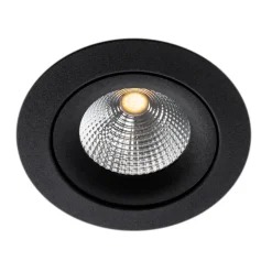 SLC One 360° SunLike LED inbouwlamp zwart 927