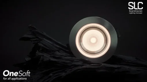 SLC One Soft LED inbouwspot Dime LED inbouwspot zwart