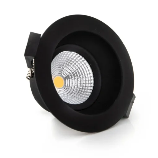 SLC One Soft LED inbouwspot Dime LED inbouwspot zwart