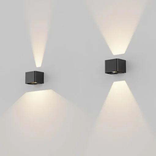 SLC Shadow LED buitenwandlamp up/down 2 x Schuko