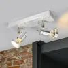 SLV Asto 2-lamps plafondspot met decoratieve ring