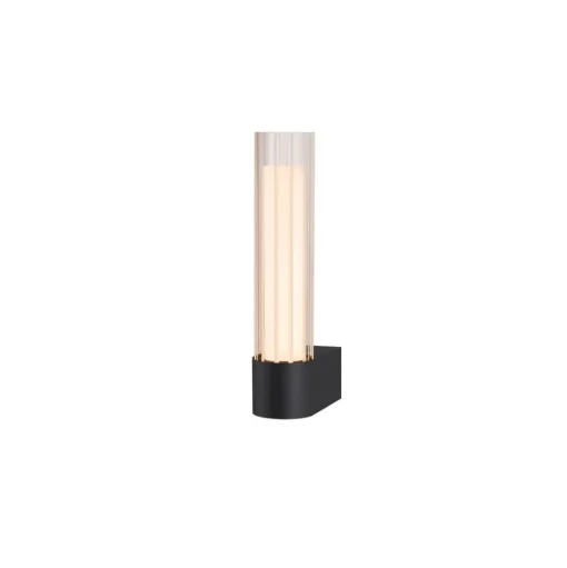 SLV badkamer wandlamp Lygant enkel, zwart, aluminium