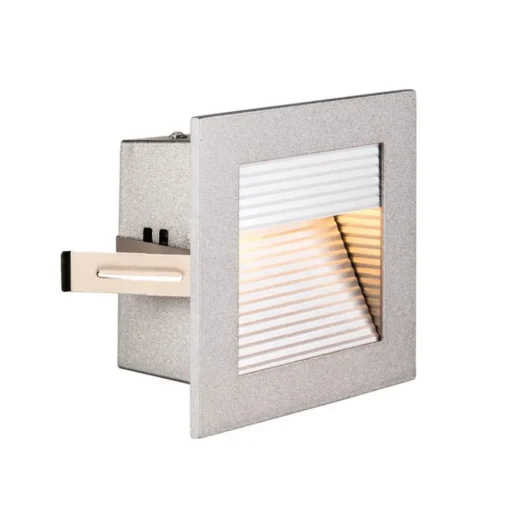 SLV Frame Curve LED inbouwlamp zilver