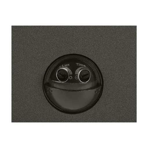 SLV Grafit buitenwandlamp, hoekig, met sensor