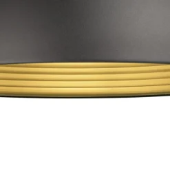 SLV hanglamp Forchini M, 50 cm, zwart/goudkleurig, metaal